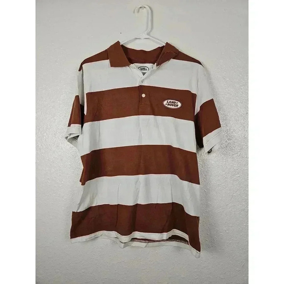 PacSun Other - Pacsun Mens Land Rover Striped Polo Shirt Short Sleeve Small
